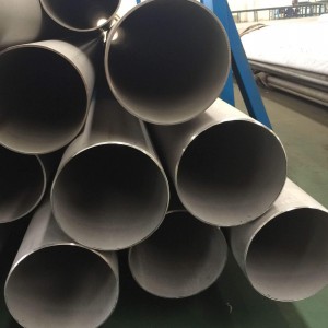 Grutte diameter tin-walled RVS seamless pipe